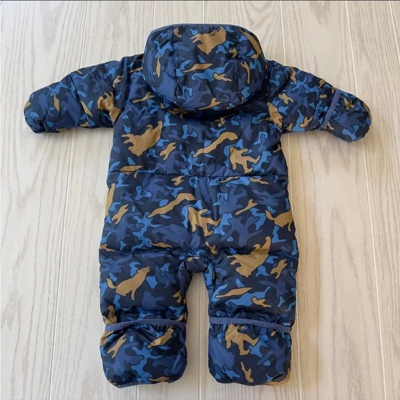 EUC Columbia down/feather baby bunting